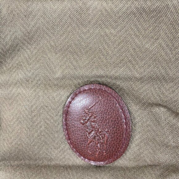Vintage Polo Ralph Lauren Canvas Leather Large Duffel Travel Bag - Picture 6 of 9